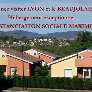 Готель Au Beaujolais Saint Jean Бельвіль-сюр-Сон Exterior photo