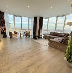 Vip Apartment 120M2 With Panoramic Windows, 22 Floor. Obolon Київ Exterior photo